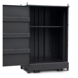 Livraison internationale Armoire Drumbank 2 Fûts Plus étagères Db2s – 1405x925x2195 ARMORGARD – DB2S 14