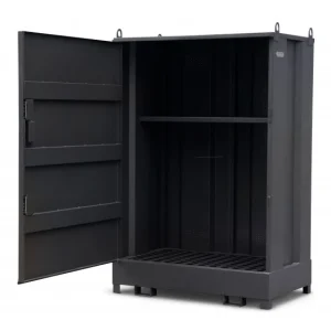 Livraison internationale Armoire Drumbank 2 Fûts Plus étagères Db2s – 1405x925x2195 ARMORGARD – DB2S 18