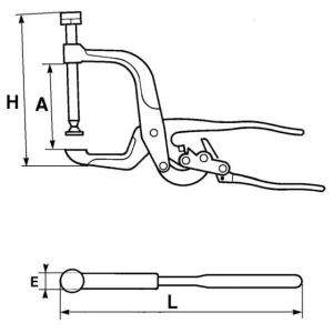 PINCE ETAU SERRE-JOINT A VIS SAM OUTILLAGE – 21417 magasin pas cher 6