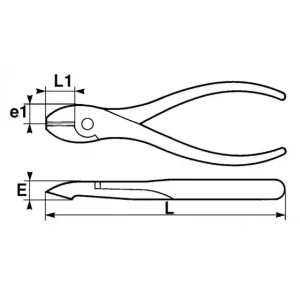 Boutique PINCE COUPANTE DIAGONALE ISOLEE 165 MM SAM OUTILLAGE – 23216TI 6