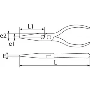 Satisfait ou Remboursé PINCE BEC DEMI ROND DROIT ISOLEE 160 MM SAM OUTILLAGE – 23716TI 6