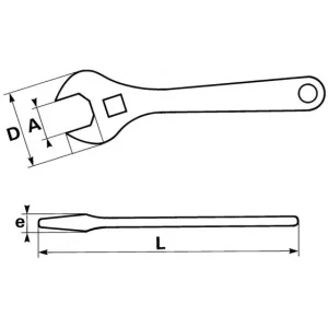 prix pas cher CLE A MOLETTE 15′ SAM OUTILLAGE – 5415 6