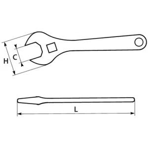 site pas cher CLE A MOLETTE 24′ SAM OUTILLAGE – 54C24 6