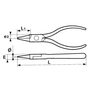 PINCE BECS RONDS ISOLEE SAM OUTILLAGE – Z23516 livraison la plus rapide 6